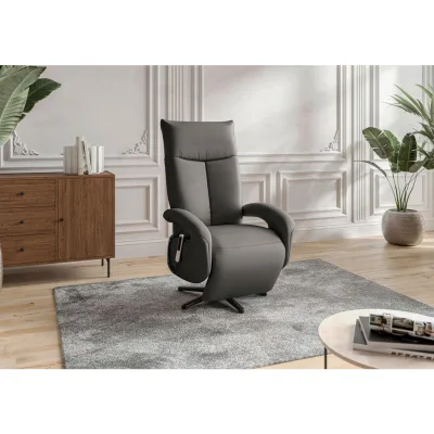 Sit & More Sessel Anthrazit 74x112x82 cm