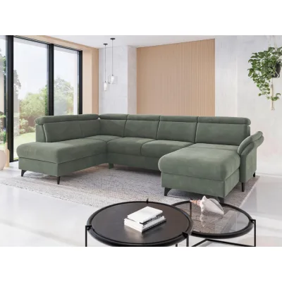 Sit & More Wohnlandschaft Glendale E Dunkelgrün 321x193 cm