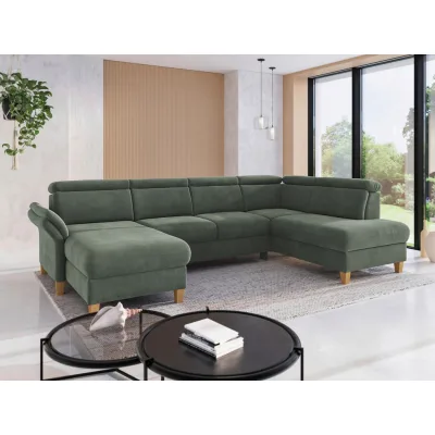 Sit & More Wohnlandschaft Glendale E Dunkelgrün 321x193 cm