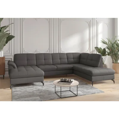Sit & More Wohnlandschaft Zora E Anthrazit 319x212 cm