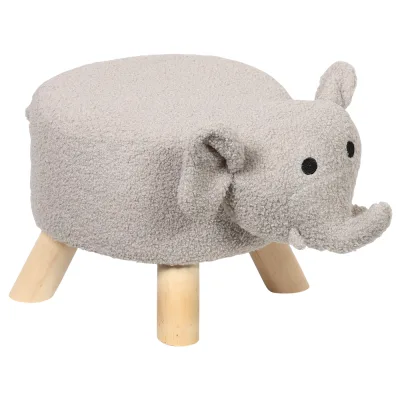 Kesper Kinderhocker Hellgrau 47x25x25 cm