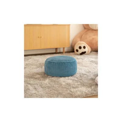 Sitzsack Hocker CALM - 42 x 42 cm Blau