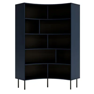 Skandica Bücherregal Dunkelblau 100x181x32 cm