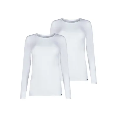 SKINY Damen T-Shirt Cotton Essentials 2er Pack