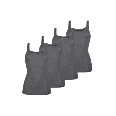 SKINY Damen Tanktop Cotton Advantage 4er Pack