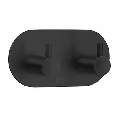 Smedbo Haken Beslagsboden Rund Schwarz 9.4x4.8x3 cm