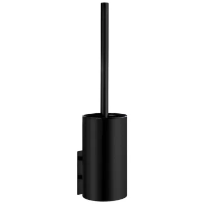 Smedbo Wc-Bürstengarnitur Beslagsboden Schwarz 8.5x38x10.3 cm