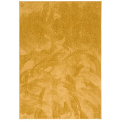 Snapstyle Hochflorteppich Currygelb 100x200 cm