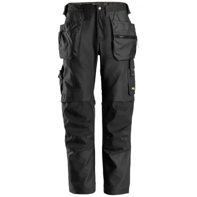 Snickers Workwear AllroundWork Canvas+ Stretch Arbeitshose mit Holstert. 6224 Gr. 52 schwarz