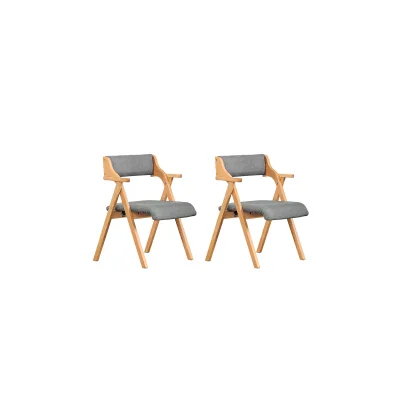 SoBuy 2 Klappstühle Grau 61x56x77cm Modern