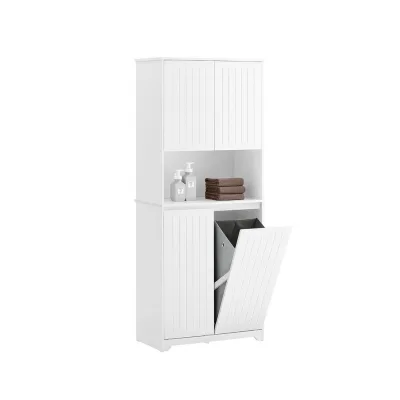SoBuy Hochschrank Weiß 70x170x37 cm
