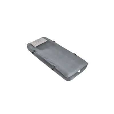 SoBuy Sonnenliege klappbar Grau 191x76x22cm Modern