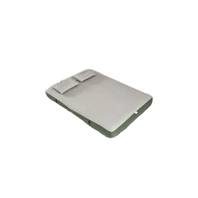 SoBuy Sonnenliege mit integrierten Kissen Grau 191x137x22cm Modern