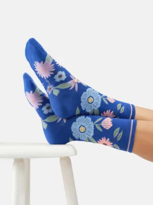 Socken Modell: Winter Floral