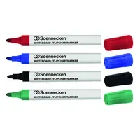 Soennecken Whiteboard-/Flipchartmarker 4 St./Pack.
