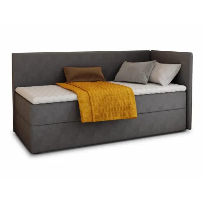Sofnet Boxbett Dunkelgrau 90x200 cm