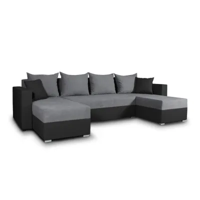 Sofnet Wohnlandschaft Schwarz 298x80x142 cm