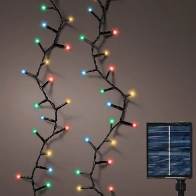Solar-Kompaktbeleuchtung 'Twinkle', bunt, Länge 1.100 cm