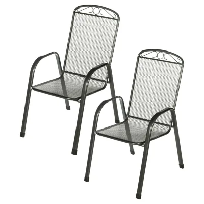 Solax Sunshine Stapelstuhl VENEDIG - 4er-Set, ca. 55 x 74 x 98 cm