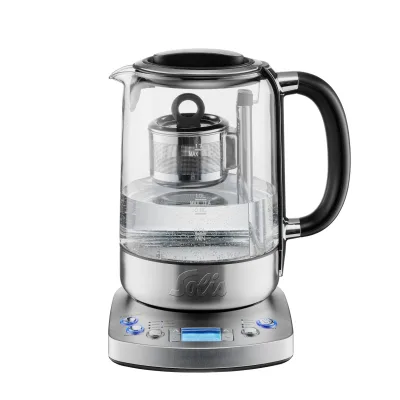 Solis Tee- & Wasserkocher, 1,7 L Volumen, Teesieb, Warmhaltefunktion