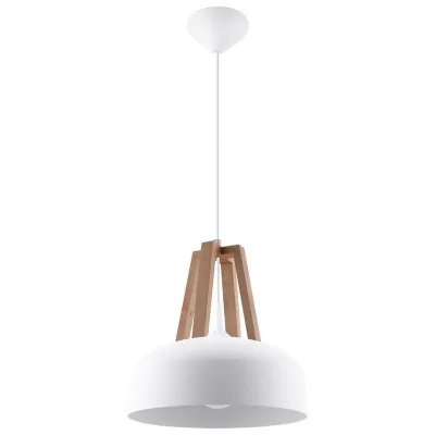 Sollux Lighting Hängeleuchte Weiß 30x80x30 cm