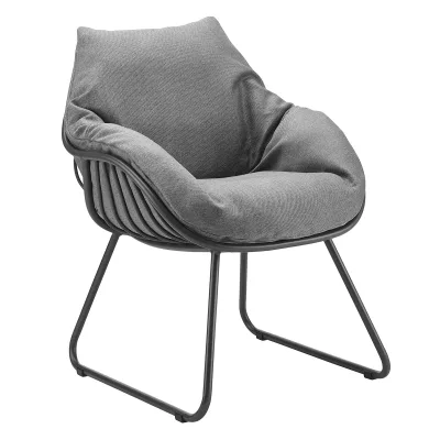 Solpuri CHILL Dining Sessel - Aluminium anthrazit / Mumbai anthrazit