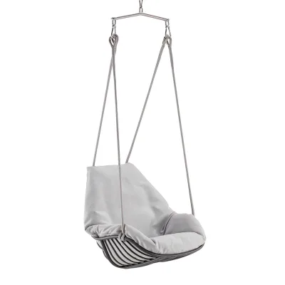 Solpuri CHILL Hängeschaukel - Aluminium anthrazit / Mumbai light-grey