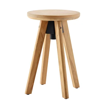 Solpuri SPINDLE Drehhocker - Teak new