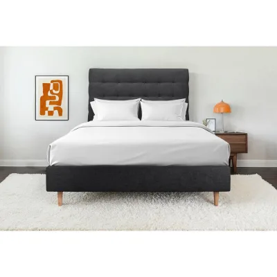 Sommeil de Plomb Kopfteil Schwarz 200x120x10 cm