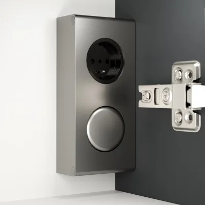 Spiegelschrank 60cm inkl. Design LED-Lampe und Glasböden weiss hochglanz