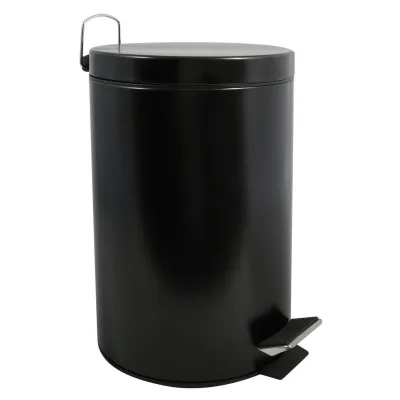 Spirella Treteimer Steel Schwarz 25.1x39.4x25.1 cm