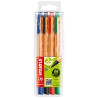 STABILO® Fasermaler GREENpoint® 4 St./Pack.