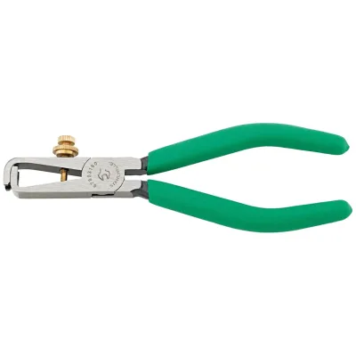 Stahlwille Abisolierzange max.D.5mm² L.160mm, Griffe mit Kunststoffüberzug