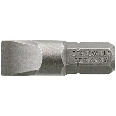 Stahlwille Bit-Schraubendrehereinsatz 0,4 x 2,0mm 6kant C 6,3 L.28mm