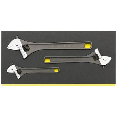 Stahlwille Einmaulschlüssel-Satz verstellbar TCS 4026/3 6-10mm 3 tlg.