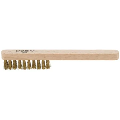 Stahlwille Gasherdbürste L.200mm Messing gewellt 0,25 mm 2-reihig