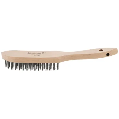 Stahlwille Stahldrahtbürste L.285mm Stahldraht glatt 0,35 mm 5-reihig