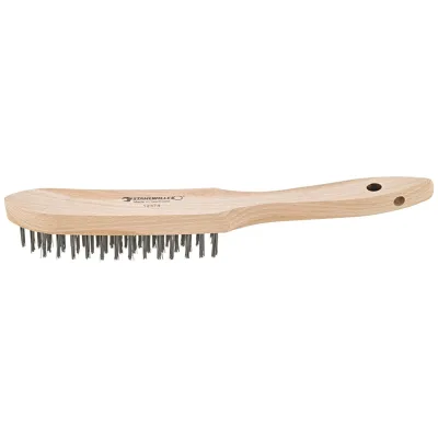 Stahlwille Stahldrahtbürste L.290mm Stahldraht glatt 0,35 mm 4-reihig