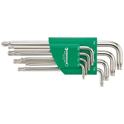 Stahlwille TORX Kugelkopf-Winkelschraubendreher-Satz 10771/8 Bereich T9-T40 8 tlg.