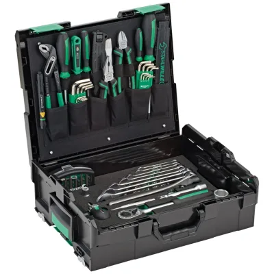 Stahlwille Werkzeug-Sortiment Industrie 136/96 L-BOXX 360x444x152mm 96 tlg.