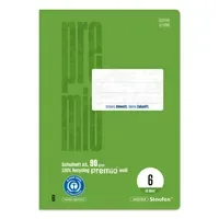 Staufen Schulheft Premio DIN A5 blanko Lineatur 6