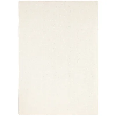 Steffensmeier Wollteppich Weiß 80x160 cm