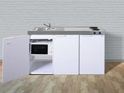 Stengel Küchen Kitchenline MKM 150 weiß - Elektrokochfeld rechts