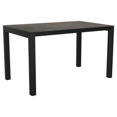 Stern Ausziehtisch 130/180x80 cm Aluminium anthrazit mit Tischplatte Silverstar Stone