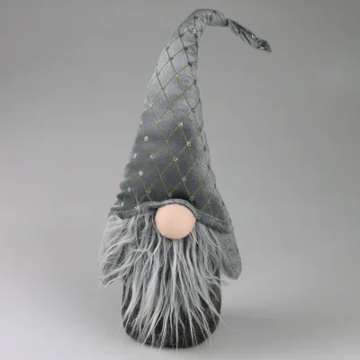 Stoff-Wichtel, grau, Höhe ca. 55 cm