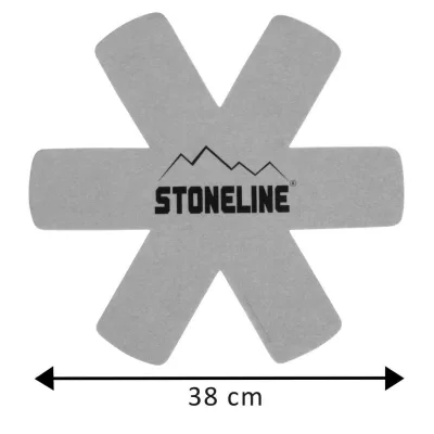Stoneline Pfannenschutz Grau 20x1x38 cm