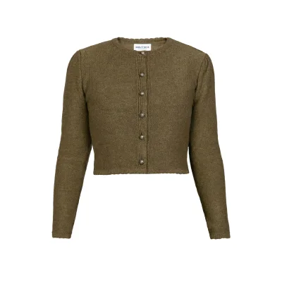Strickjacke Sophie Khakigrün