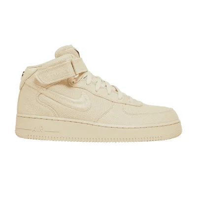 Stussy x Air Force 1 Mid Fossil