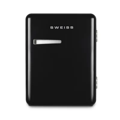 Sweiss Minikühlschrank Schwarz 42x54x48 cm