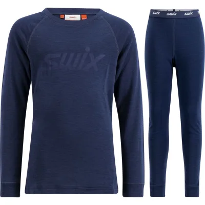 Swix RaceX Merino, Junior, dunkelblau